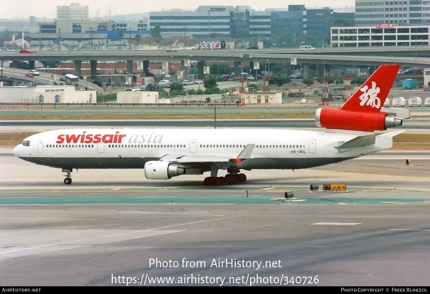 Aircraft Photo of HB-IWG | McDonnell Douglas MD-11 | Swissair Asia | AirHistory.net #340726