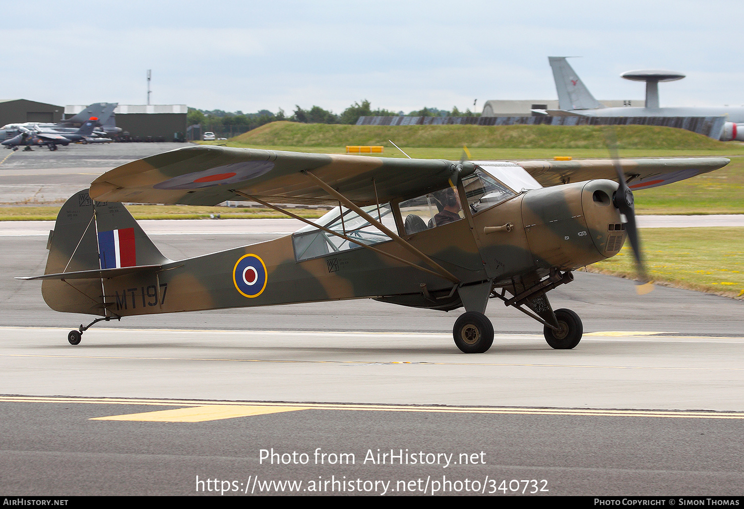 Aircraft Photo of G-ANHS / MT197 | Taylorcraft G Auster Mk4 | UK - Air Force | AirHistory.net #340732