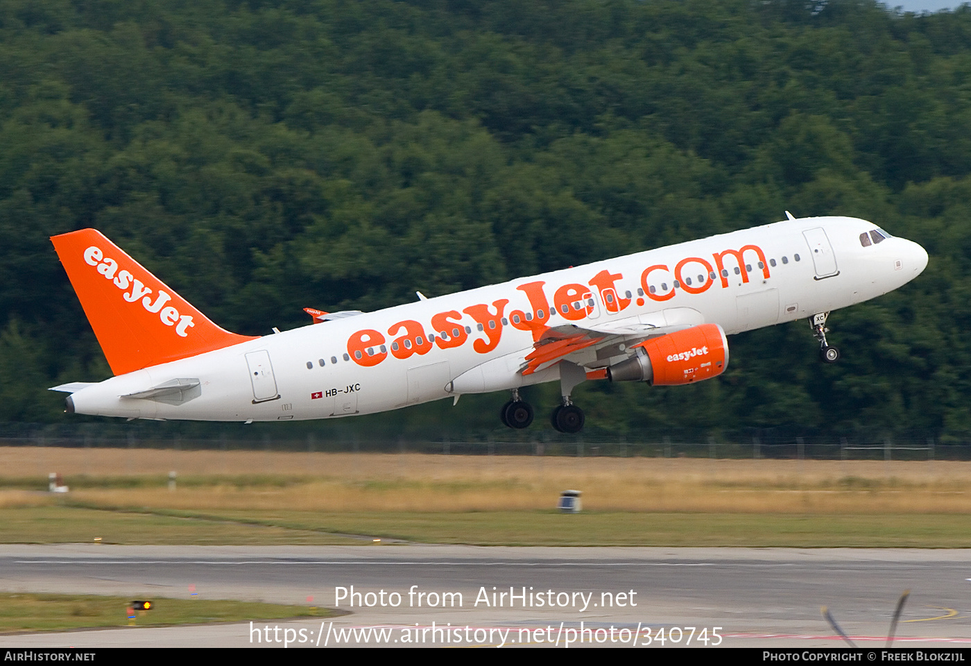 Aircraft Photo of HB-JXC | Airbus A320-214 | EasyJet | AirHistory.net #340745