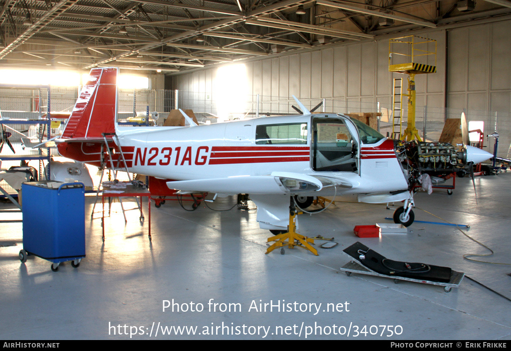 Aircraft Photo of N231AG | Mooney M-20K | AirHistory.net #340750