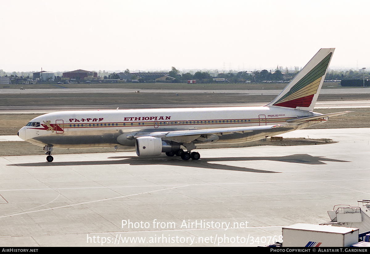 Aircraft Photo of ET-AIF | Boeing 767-260/ER | Ethiopian Airlines | AirHistory.net #340768