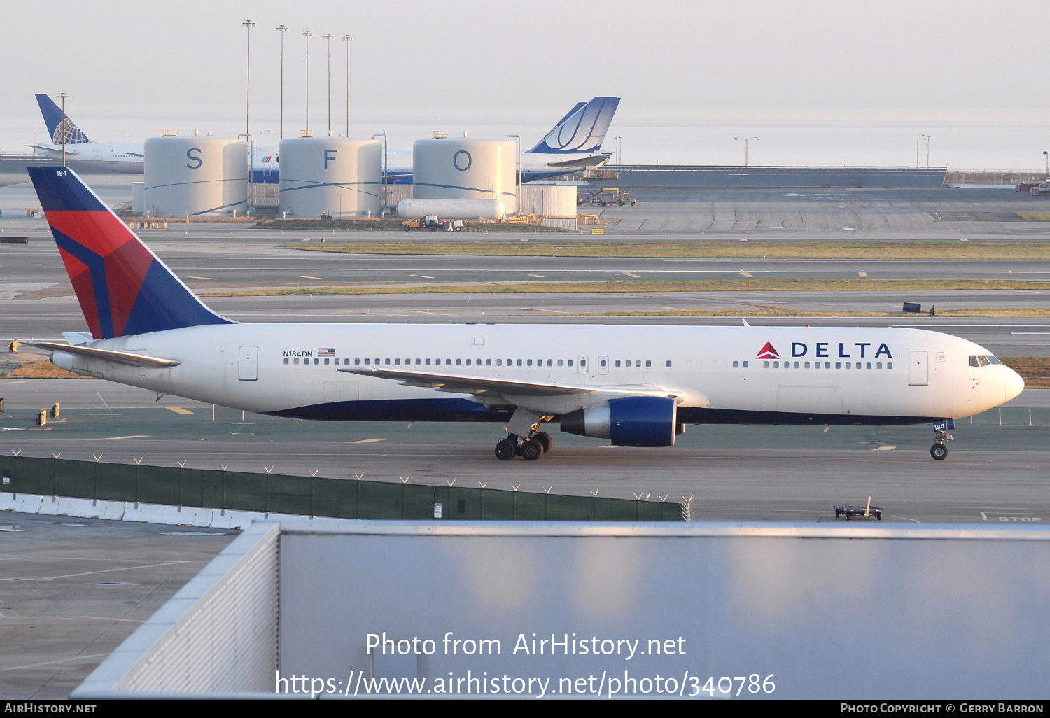 Aircraft Photo of N184DN | Boeing 767-332/ER | Delta Air Lines | AirHistory.net #340786