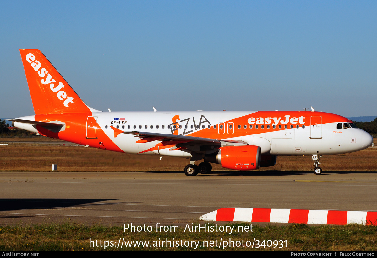 Aircraft Photo of OE-LKF | Airbus A319-111 | EasyJet | AirHistory.net #340931