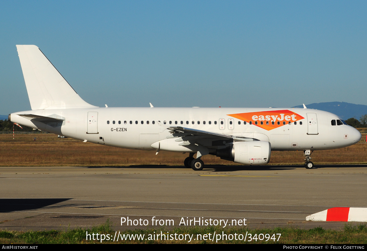 Aircraft Photo of G-EZEN | Airbus A319-111 | EasyJet | AirHistory.net #340947