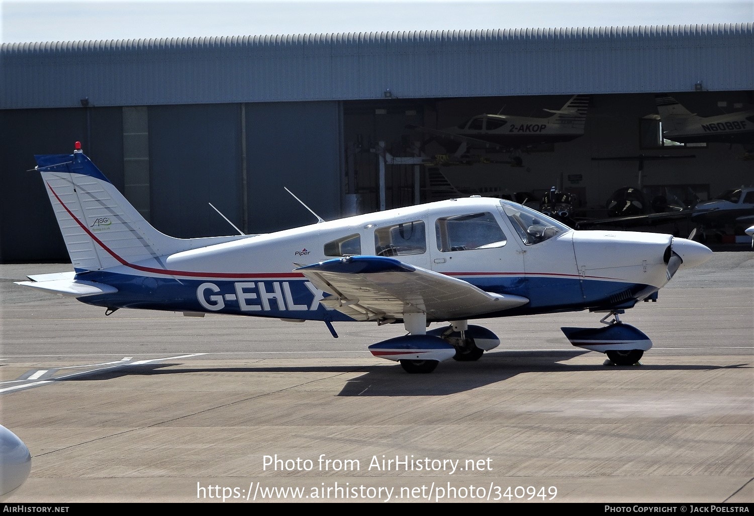 Aircraft Photo of G-EHLX | Piper PA-28-181 Archer II | ASG Flying | AirHistory.net #340949