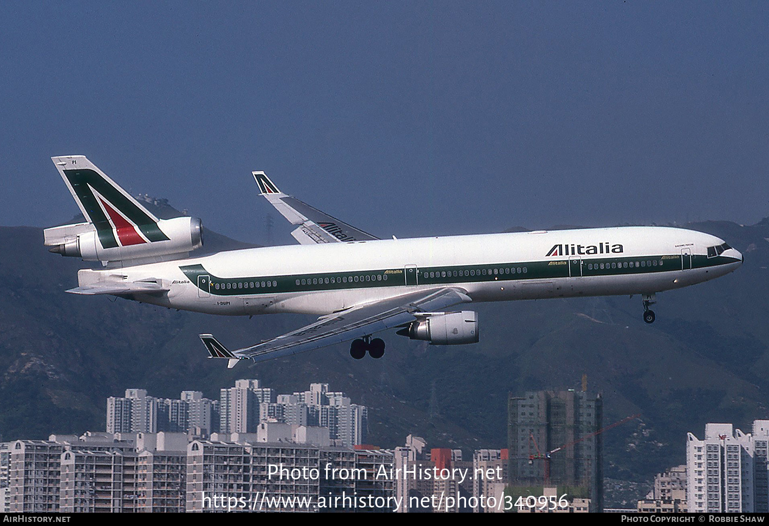 Aircraft Photo of I-DUPI | McDonnell Douglas MD-11C | Alitalia | AirHistory.net #340956