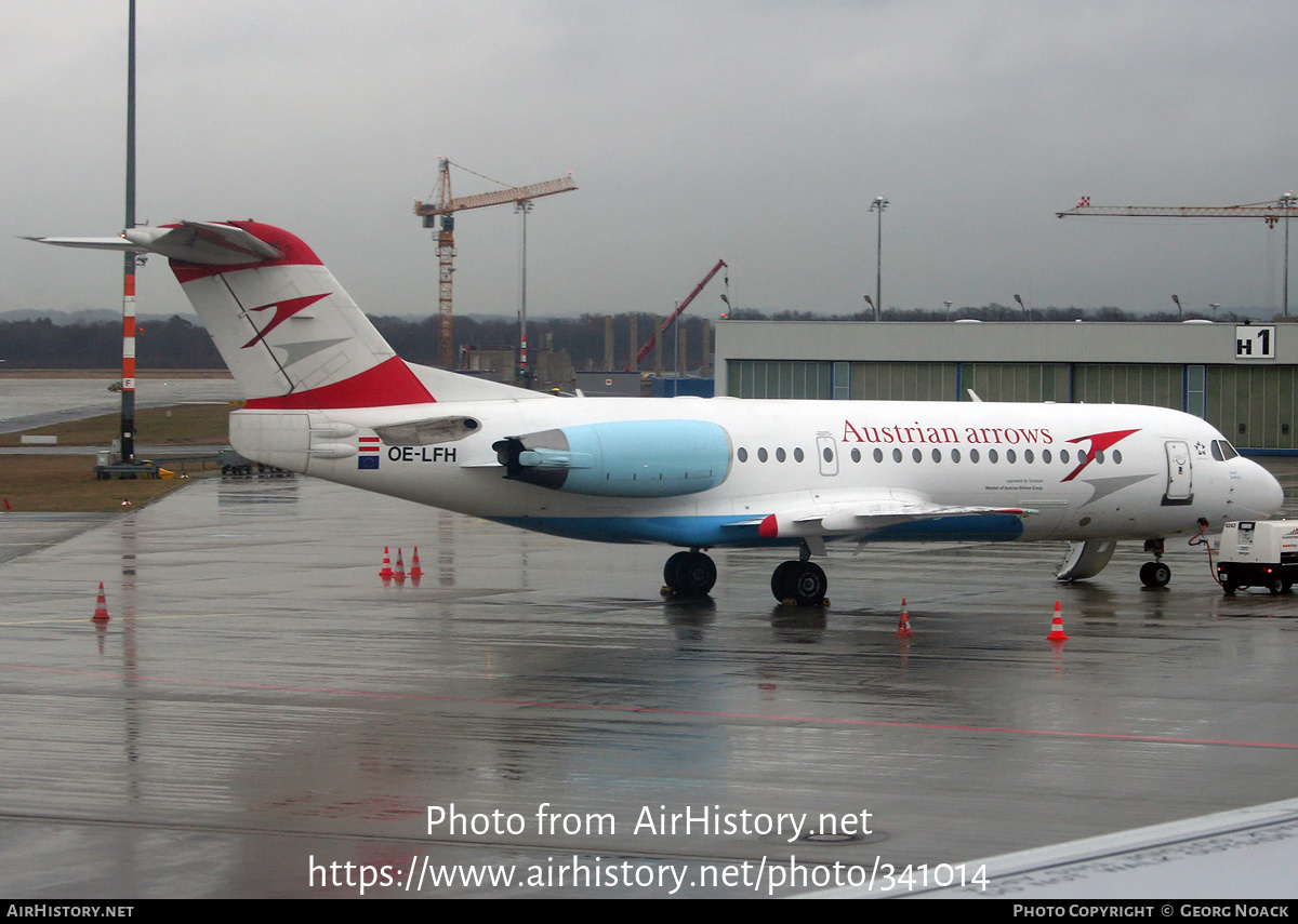 Aircraft Photo of OE-LFH | Fokker 70 (F28-0070) | Austrian Arrows | AirHistory.net #341014