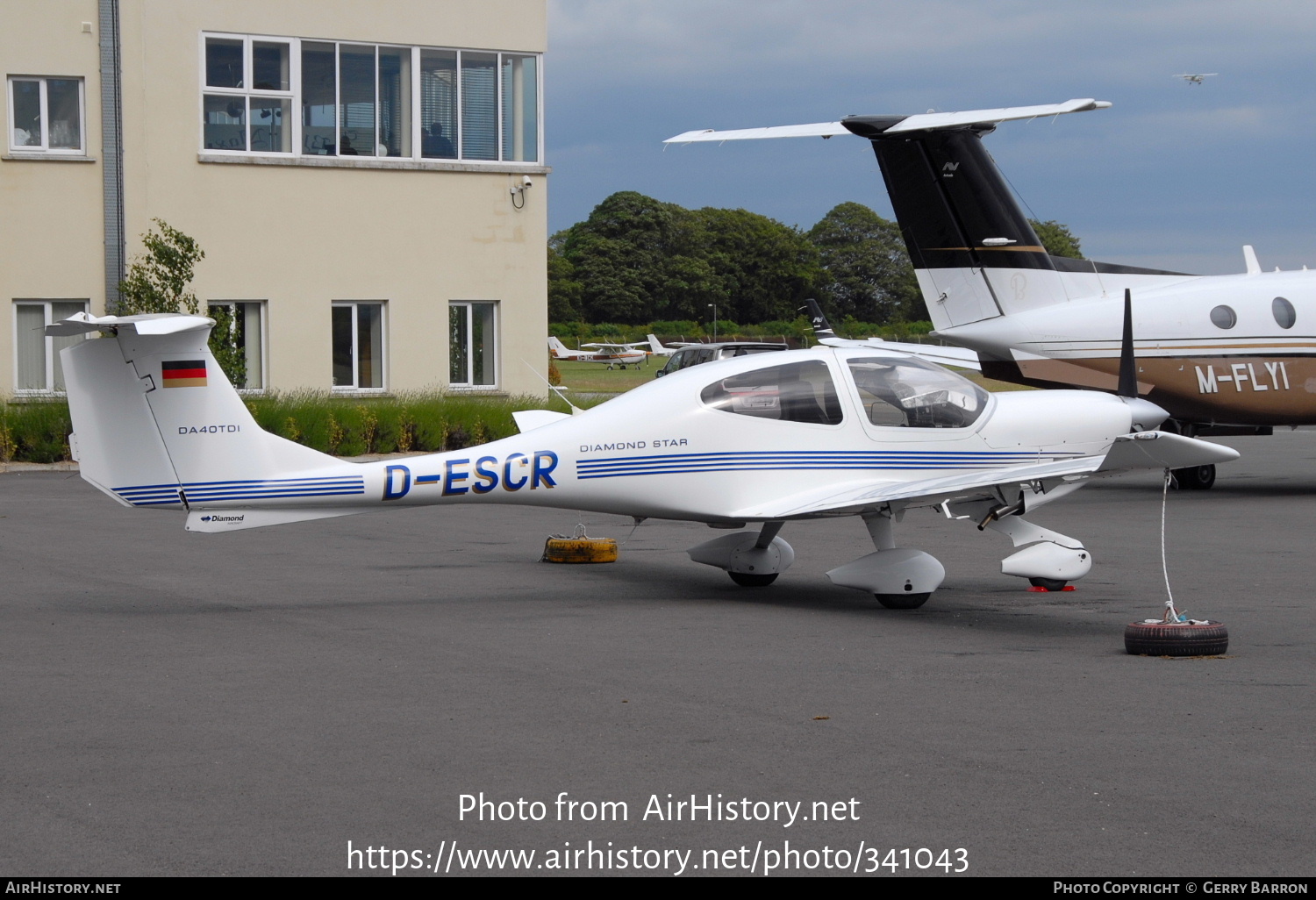 Aircraft Photo of D-ESCR | Diamond DA40D Diamond Star TDI | AirHistory.net #341043