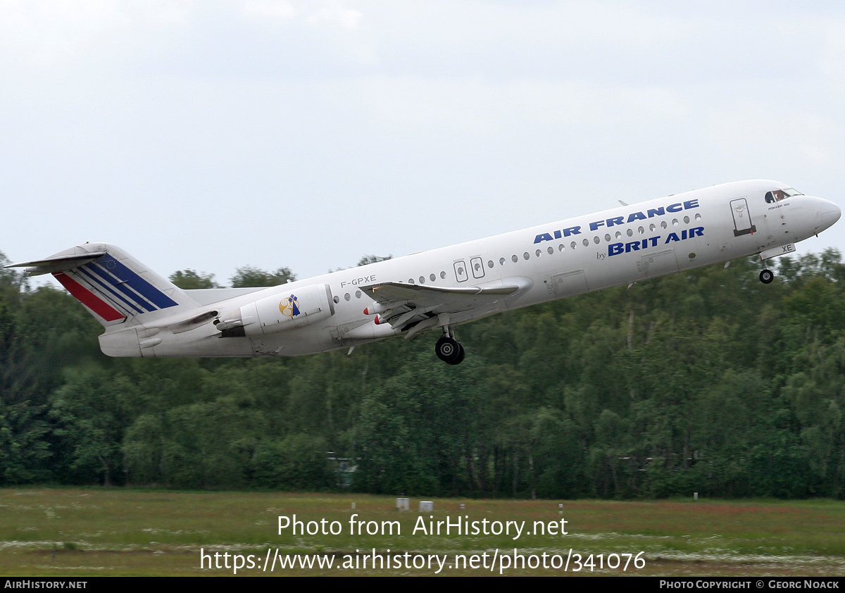 Aircraft Photo of F-GPXE | Fokker 100 (F28-0100) | Air France | AirHistory.net #341076