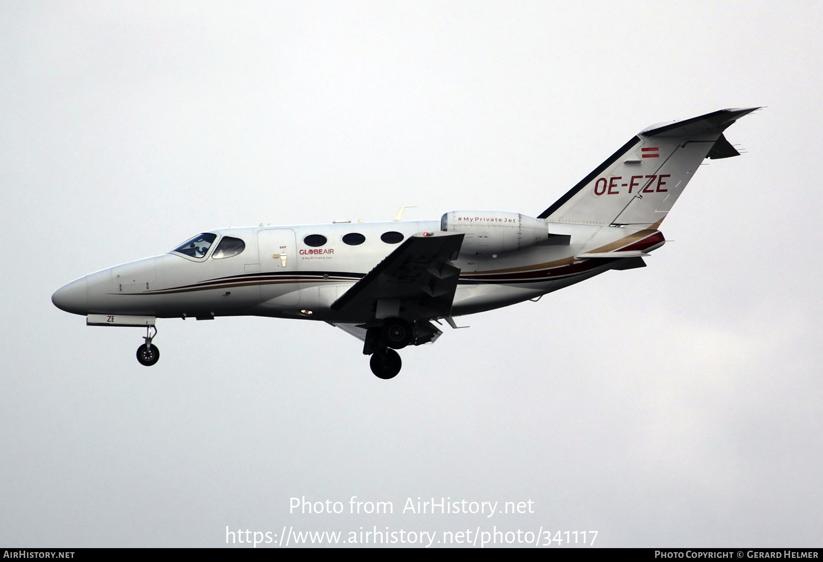 Aircraft Photo of OE-FZE | Cessna 510 Citation Mustang | GlobeAir | AirHistory.net #341117