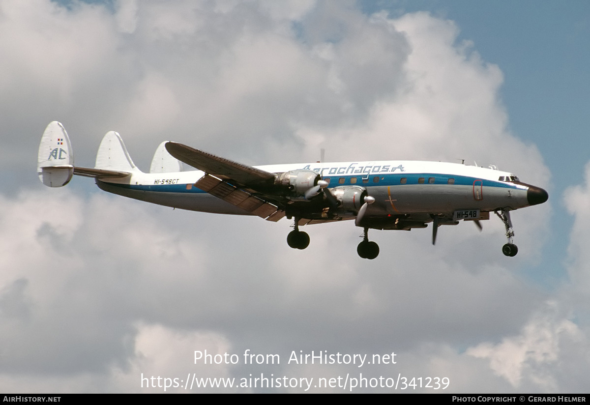 Aircraft Photo of HI-548CT | Lockheed C-121C Super Constellation | Aerochago | AirHistory.net #341239