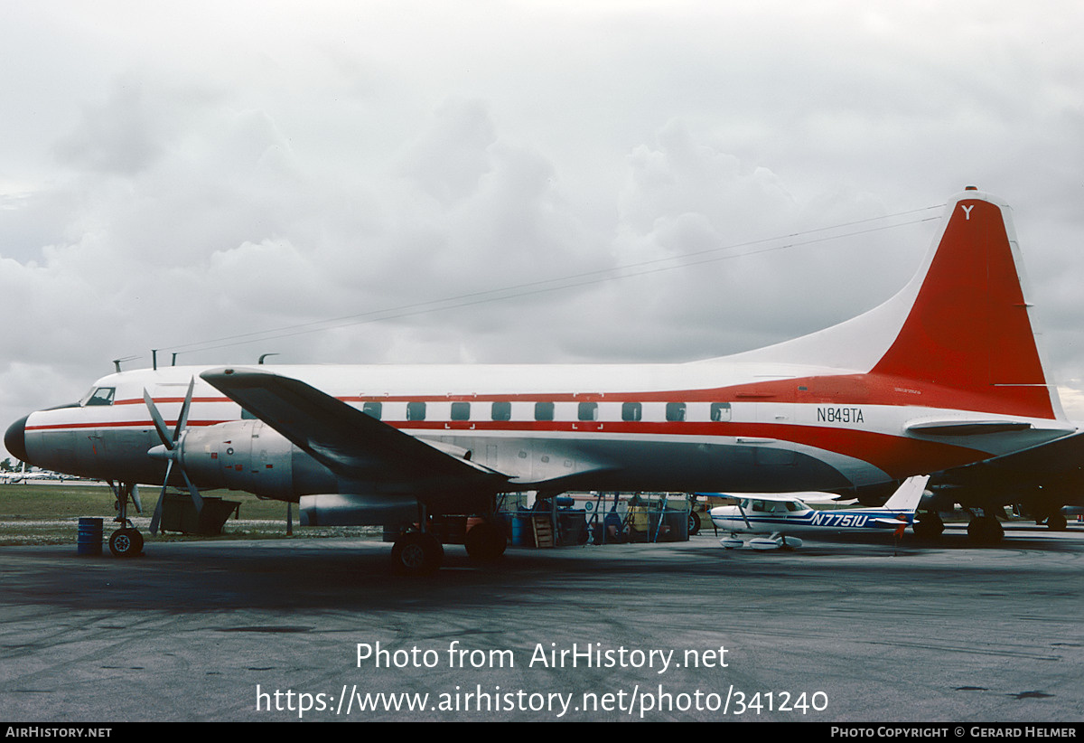 Aircraft Photo of N849TA | Convair 640 | AirHistory.net #341240