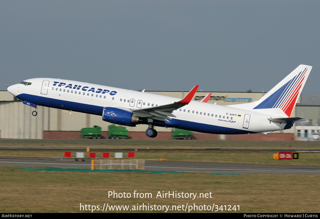 Aircraft Photo of D-AHFF | Boeing 737-8K5 | Transaero Airlines | AirHistory.net #341241