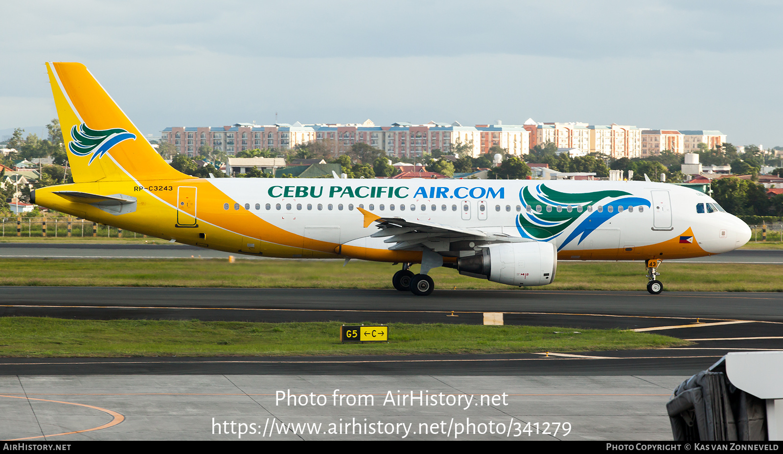 Aircraft Photo of RP-C3243 | Airbus A320-214 | Cebu Pacific Air | AirHistory.net #341279