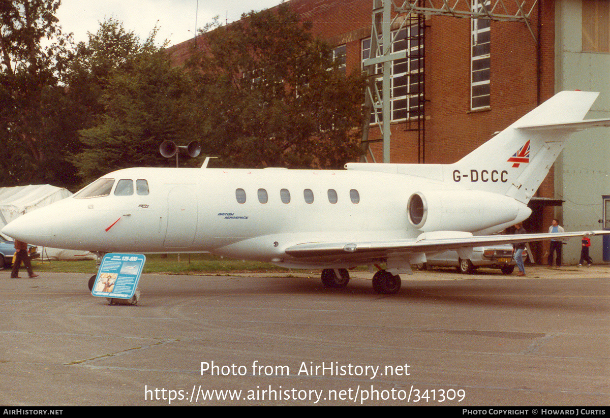 Aircraft Photo of G-DCCC | British Aerospace BAe-125-800B | British Aerospace | AirHistory.net #341309