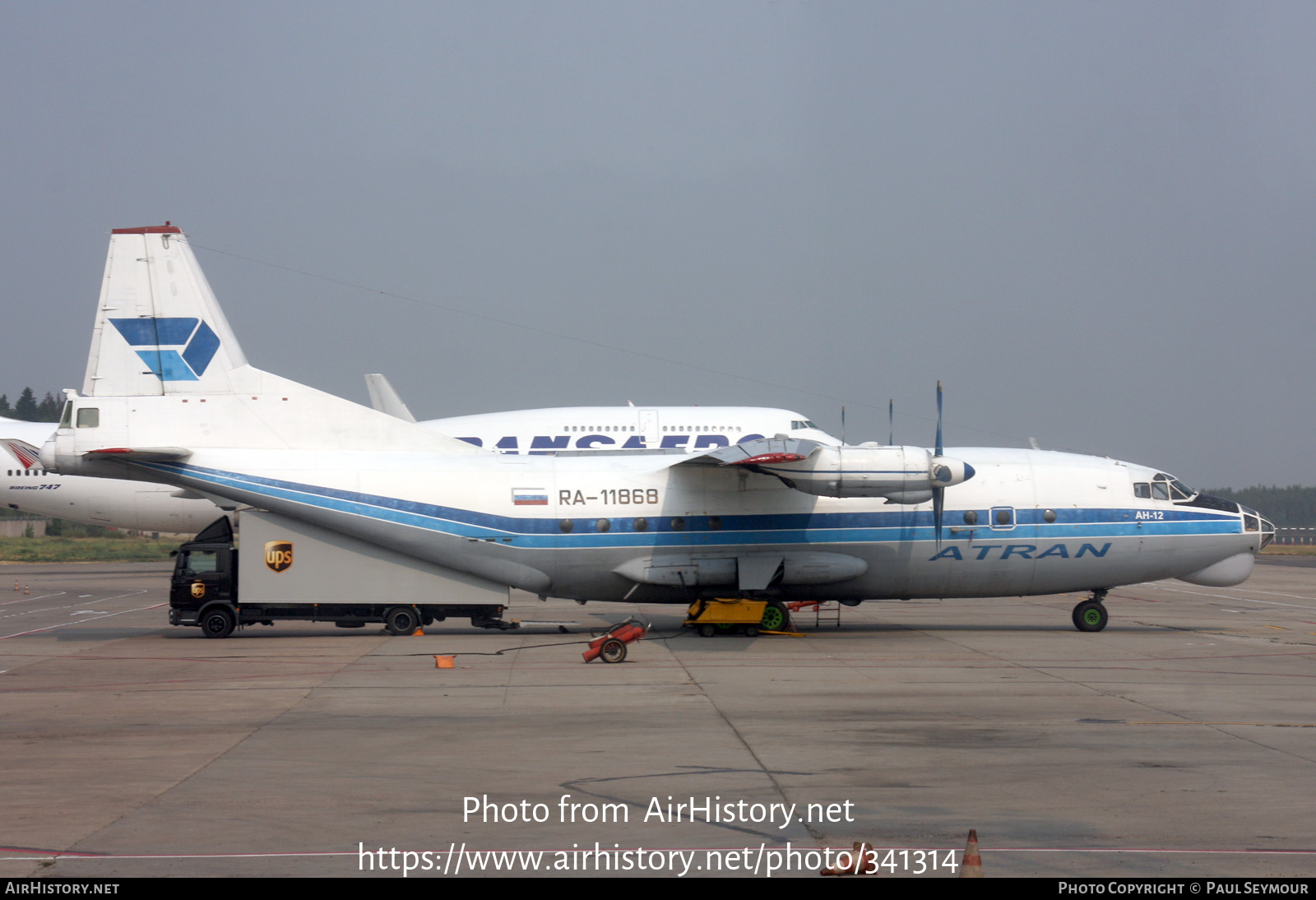 Aircraft Photo of RA-11868 | Antonov An-12BK | Atran Cargo Airlines | AirHistory.net #341314