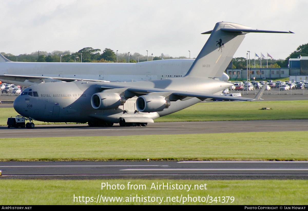 Aircraft Photo of A41-208 | Boeing C-17A Globemaster III | Australia - Air Force | AirHistory.net #341379