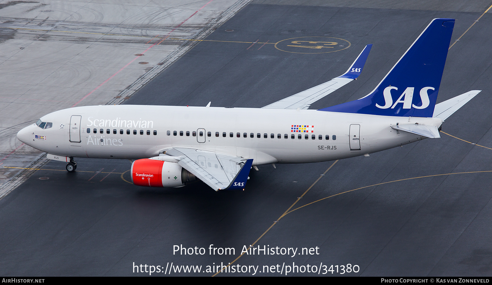 Aircraft Photo of SE-RJS | Boeing 737-76N | Scandinavian Airlines - SAS | AirHistory.net #341380