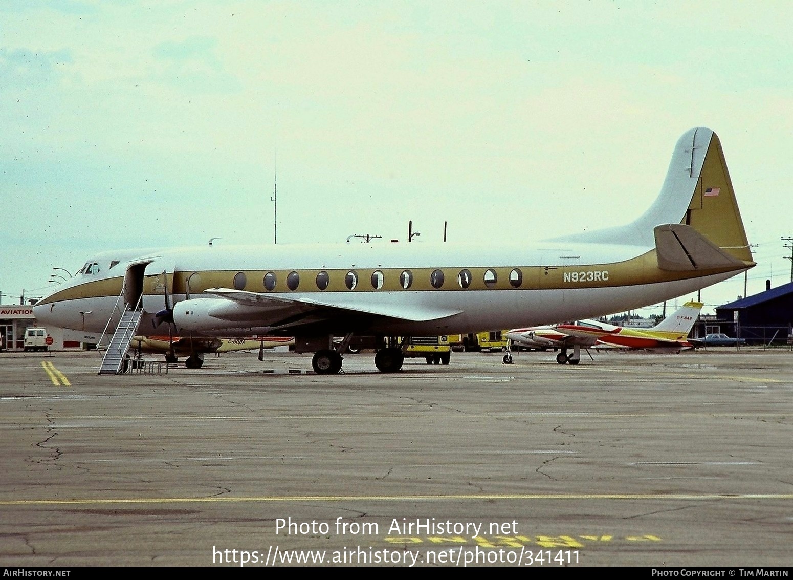 Aircraft Photo of N923RC | Vickers 835 Viscount | Ray Charles Enterprises | AirHistory.net #341411