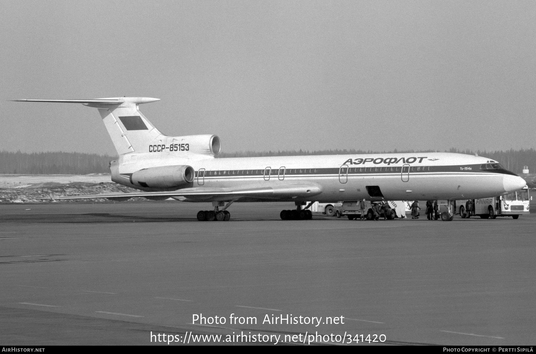 Aircraft Photo of CCCP-85153 | Tupolev Tu-154B | Aeroflot | AirHistory.net #341420