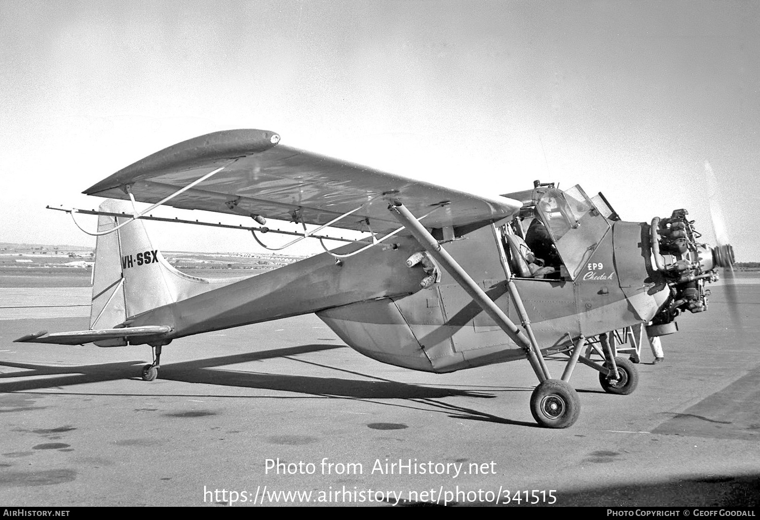 Aircraft Photo of VH-SSX | Edgar Percival EP-9C Prospector | AirHistory.net #341515