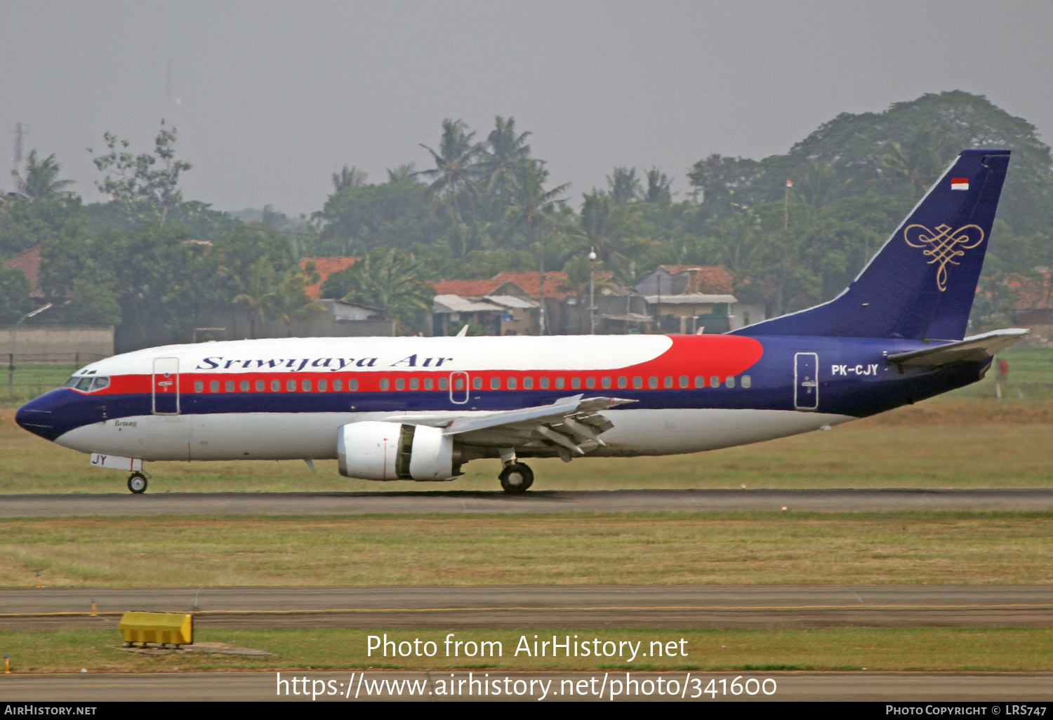 Aircraft Photo of PK-CJY | Boeing 737-3Q8 | Sriwijaya Air | AirHistory.net #341600