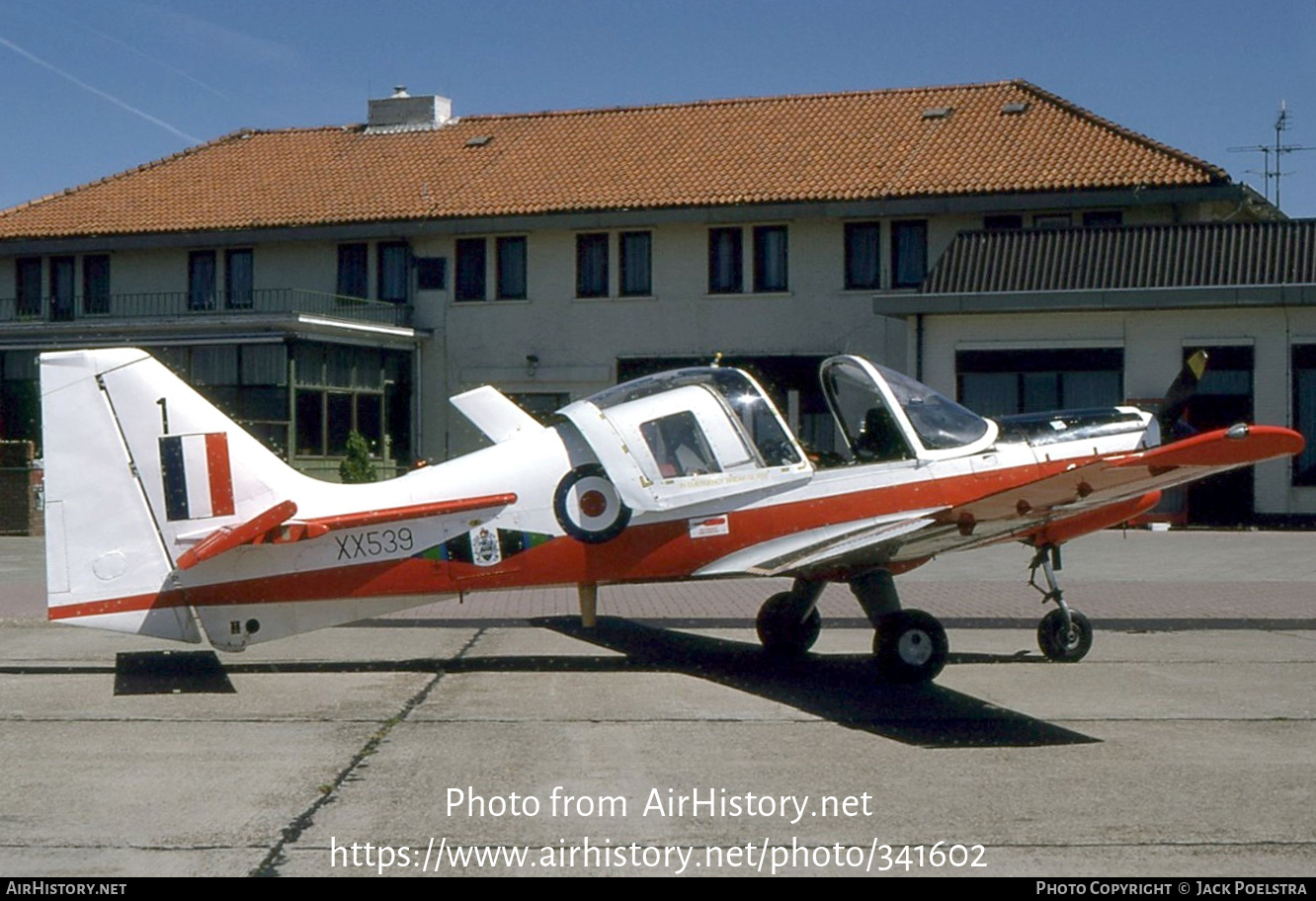 Aircraft Photo of XX539 | Scottish Aviation Bulldog T1 | UK - Air Force ...