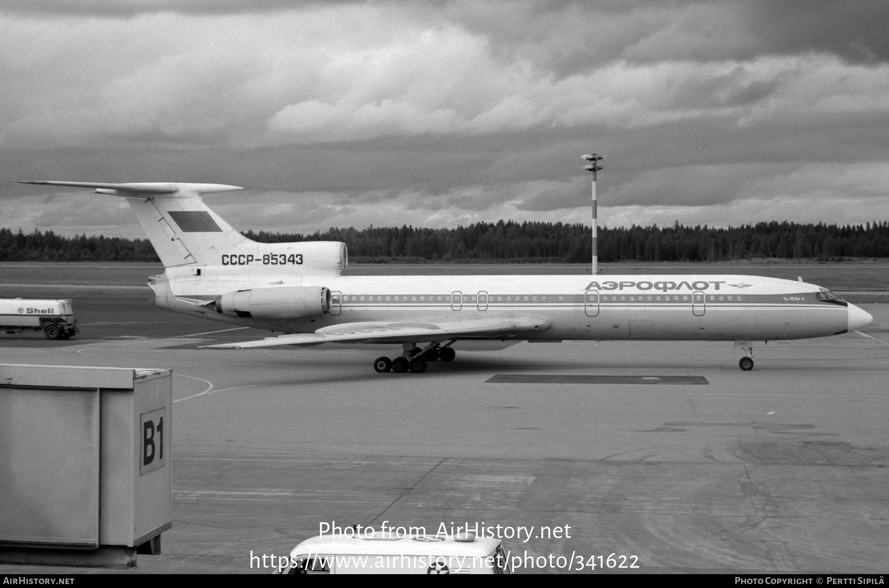 Aircraft Photo of CCCP-85343 | Tupolev Tu-154B-2 | Aeroflot | AirHistory.net #341622