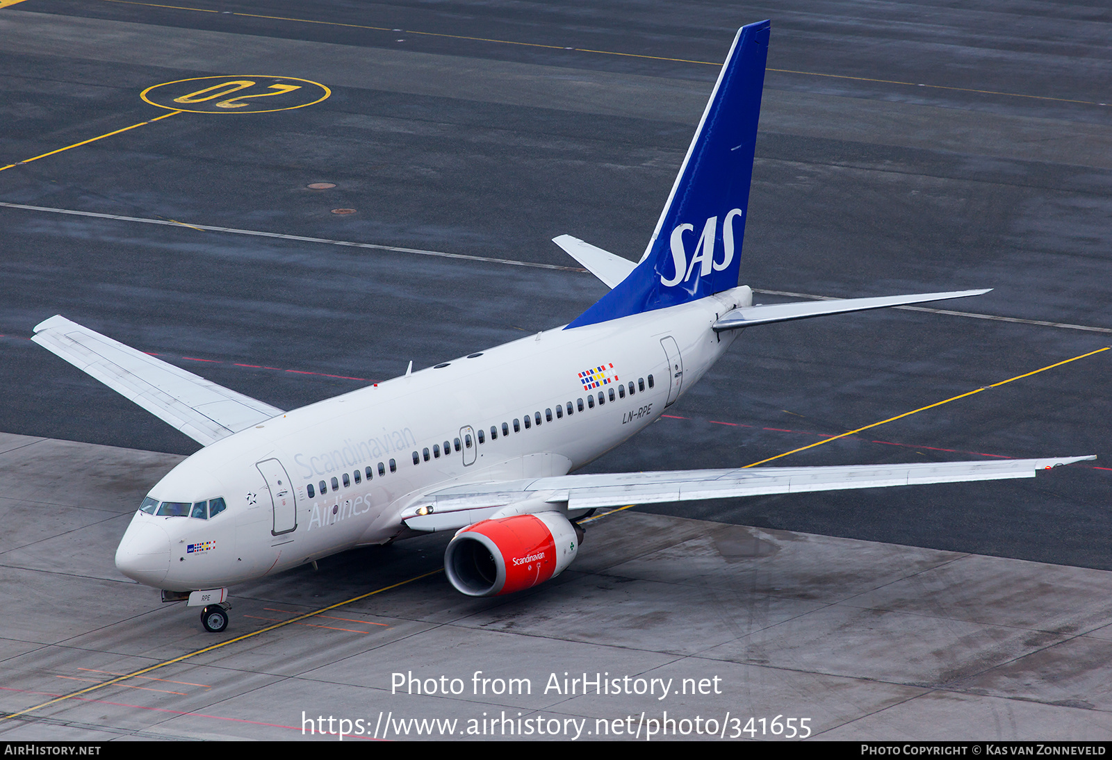 Aircraft Photo of LN-RPE | Boeing 737-683 | Scandinavian Airlines - SAS | AirHistory.net #341655