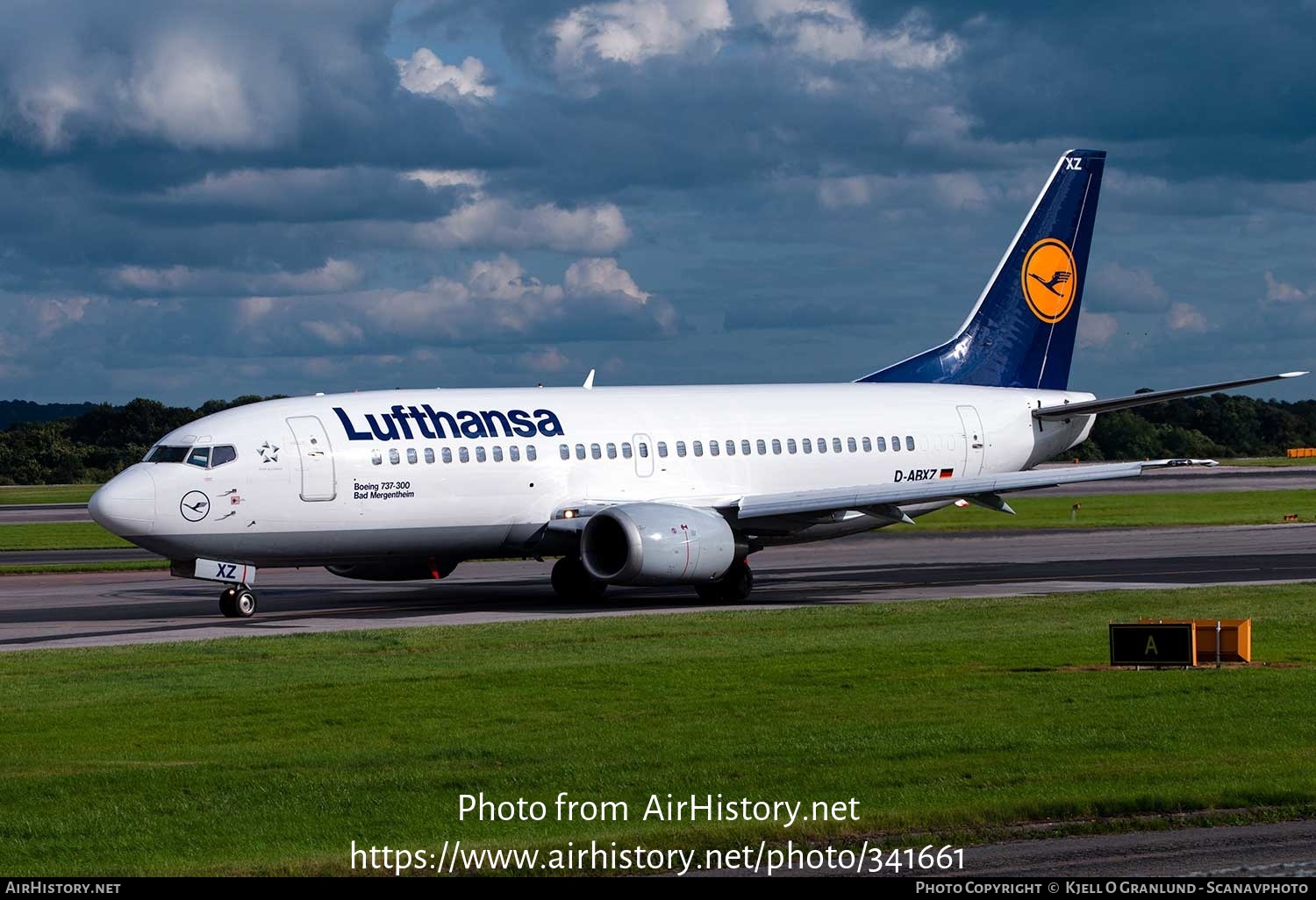 Aircraft Photo of D-ABXZ | Boeing 737-330 | Lufthansa | AirHistory.net #341661