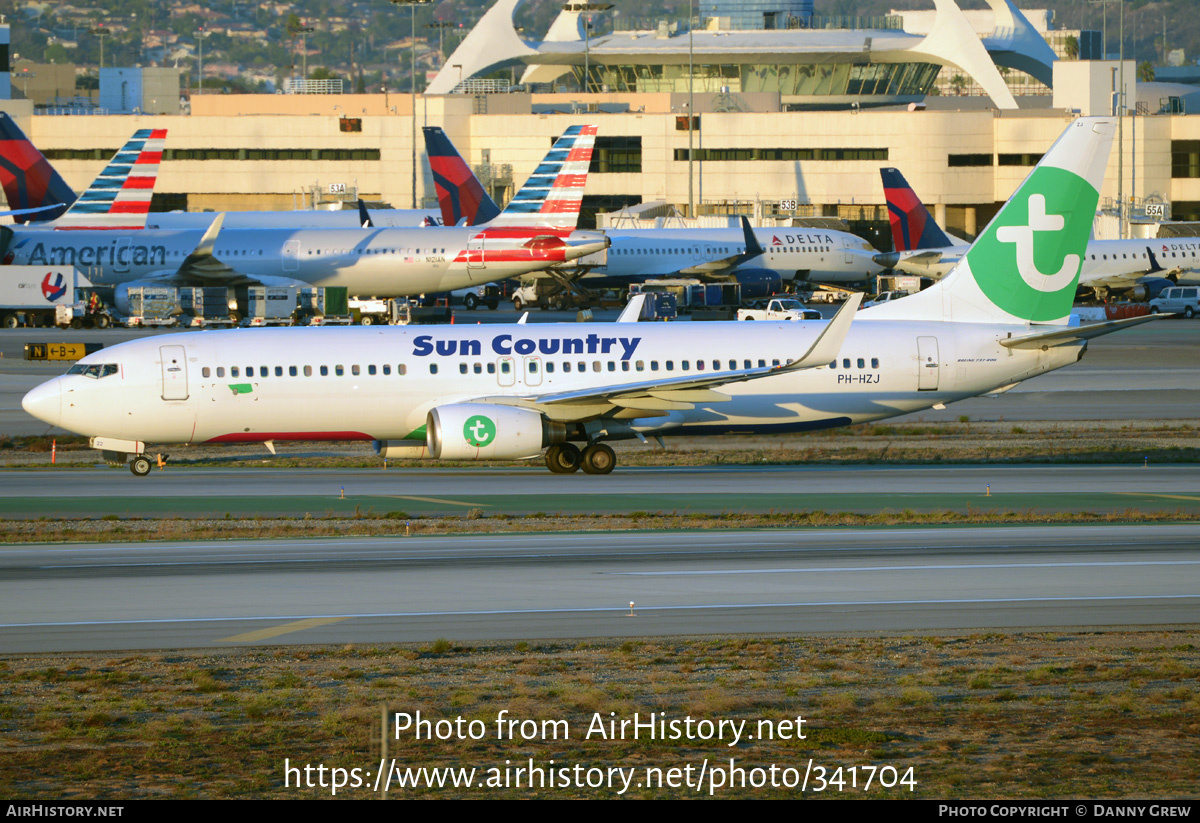 Aircraft Photo of PH-HZJ | Boeing 737-8K2 | Sun Country Airlines | AirHistory.net #341704