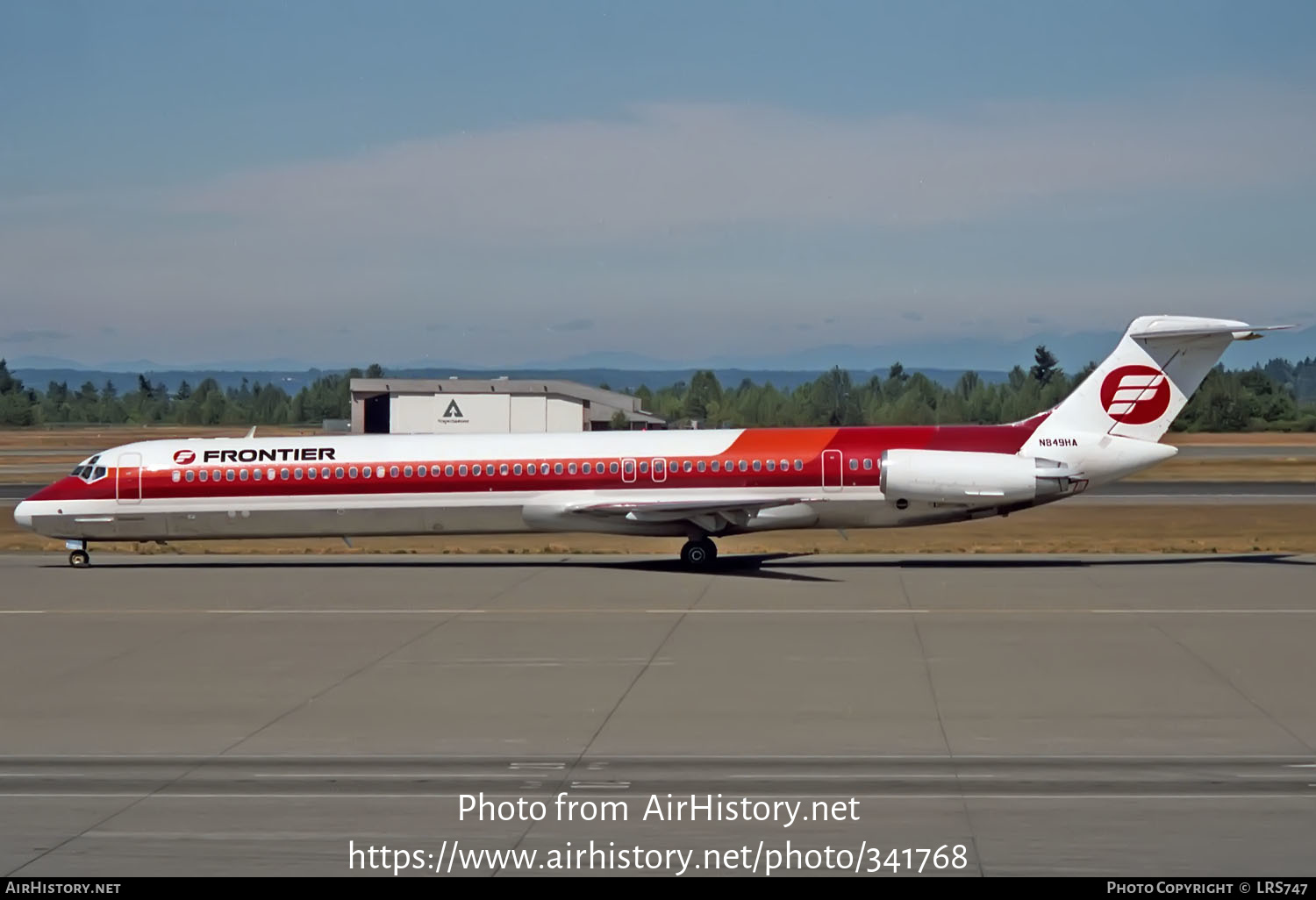 Aircraft Photo of N849HA | McDonnell Douglas MD-81 (DC-9-81) | Frontier Airlines | AirHistory.net #341768