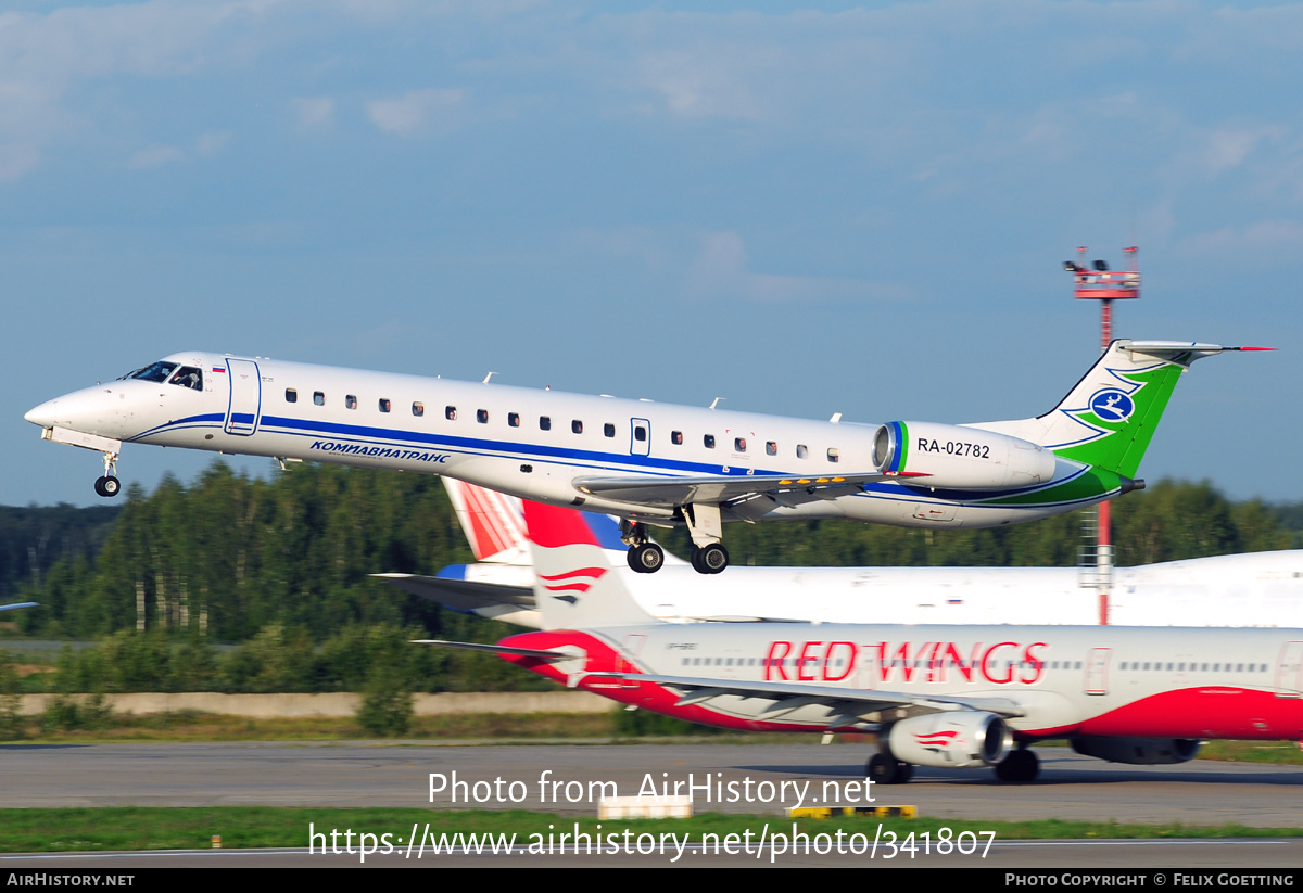 Aircraft Photo of RA-02782 | Embraer ERJ-145LR (EMB-145LR) | Komiaviatrans | AirHistory.net #341807