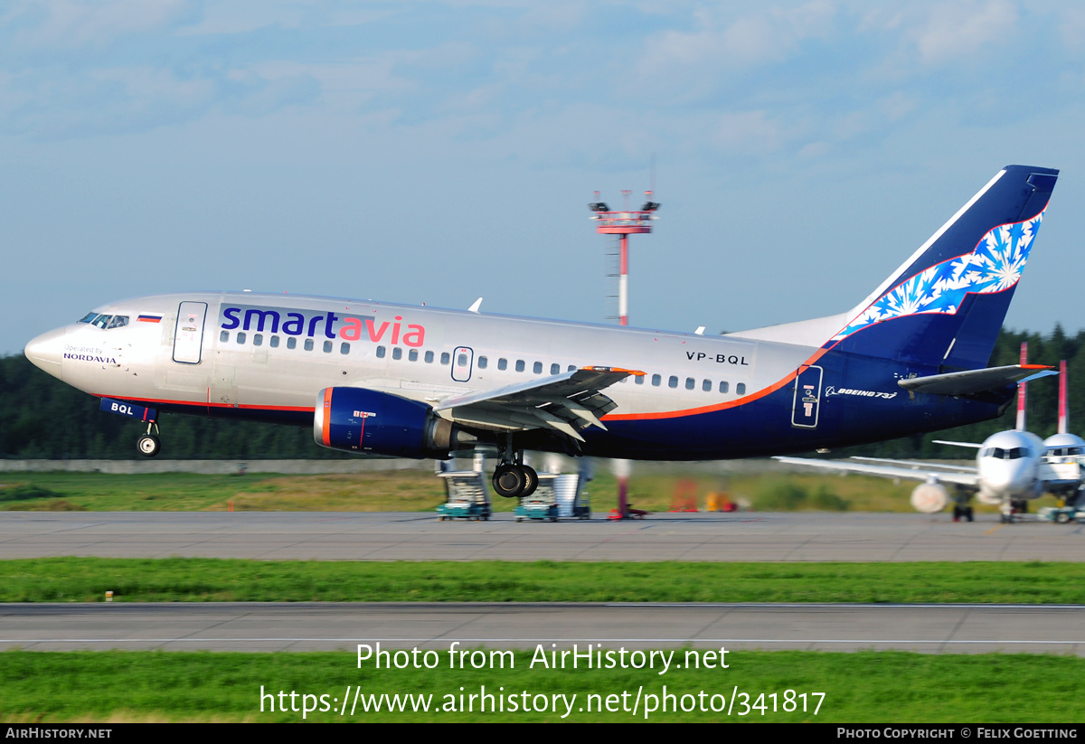 Aircraft Photo of VP-BQL | Boeing 737-5Y0 | Smartavia | AirHistory.net #341817