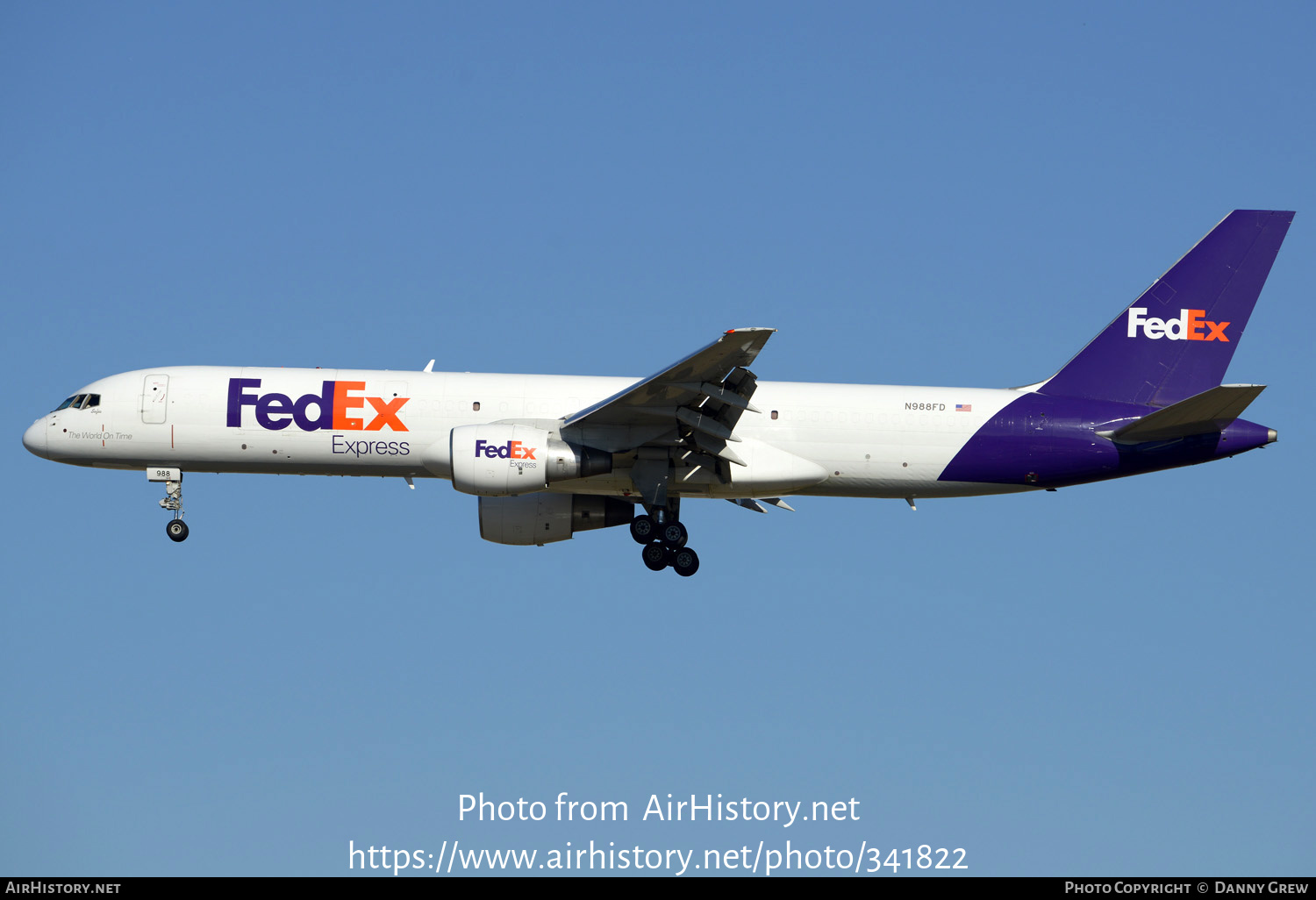 Aircraft Photo of N988FD | Boeing 757-222(SF) | FedEx Express - Federal Express | AirHistory.net #341822