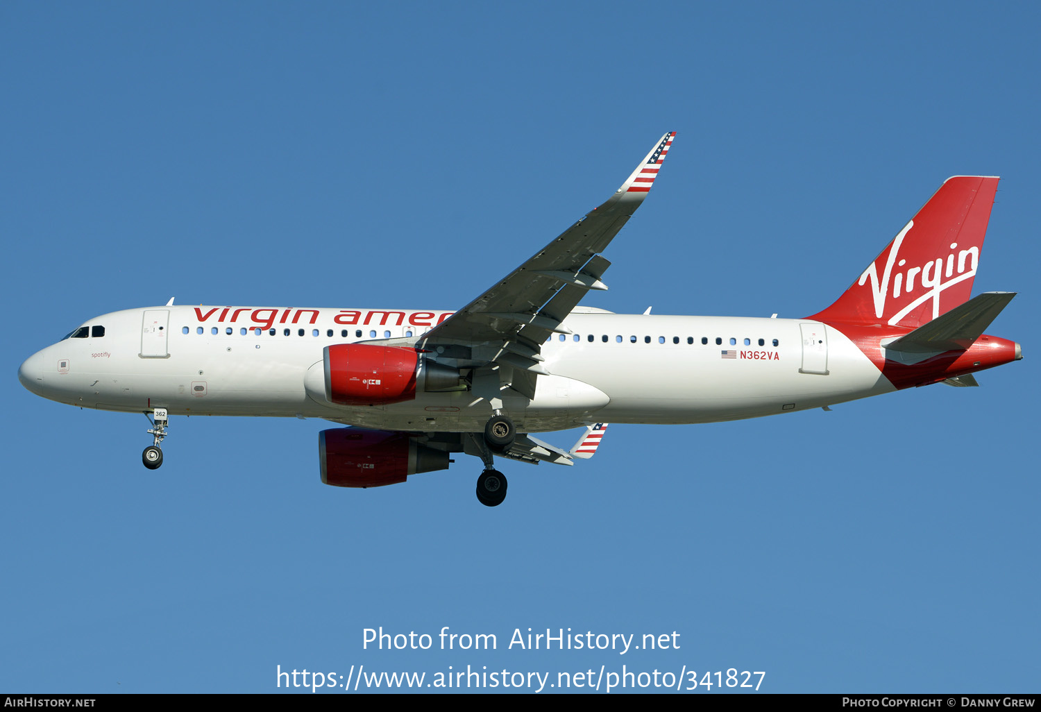 Aircraft Photo of N362VA | Airbus A320-214 | AirHistory.net #341827