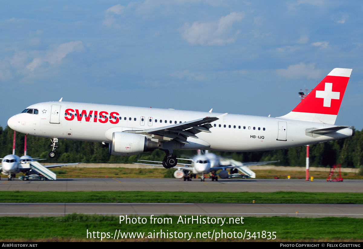 Aircraft Photo of HB-IJQ | Airbus A320-214 | Swiss International Air Lines | AirHistory.net #341835