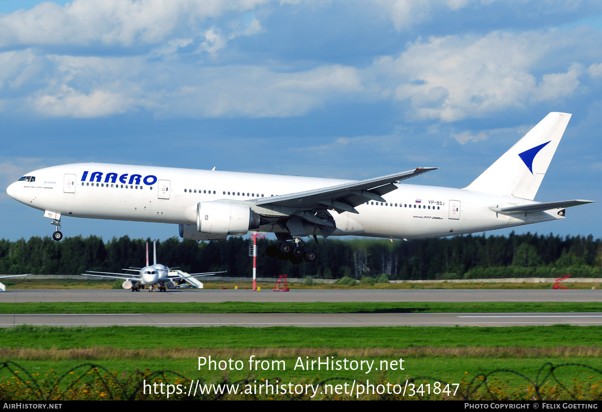 Aircraft Photo of VP-BSJ | Boeing 777-21H/ER | IrAero | AirHistory.net #341847