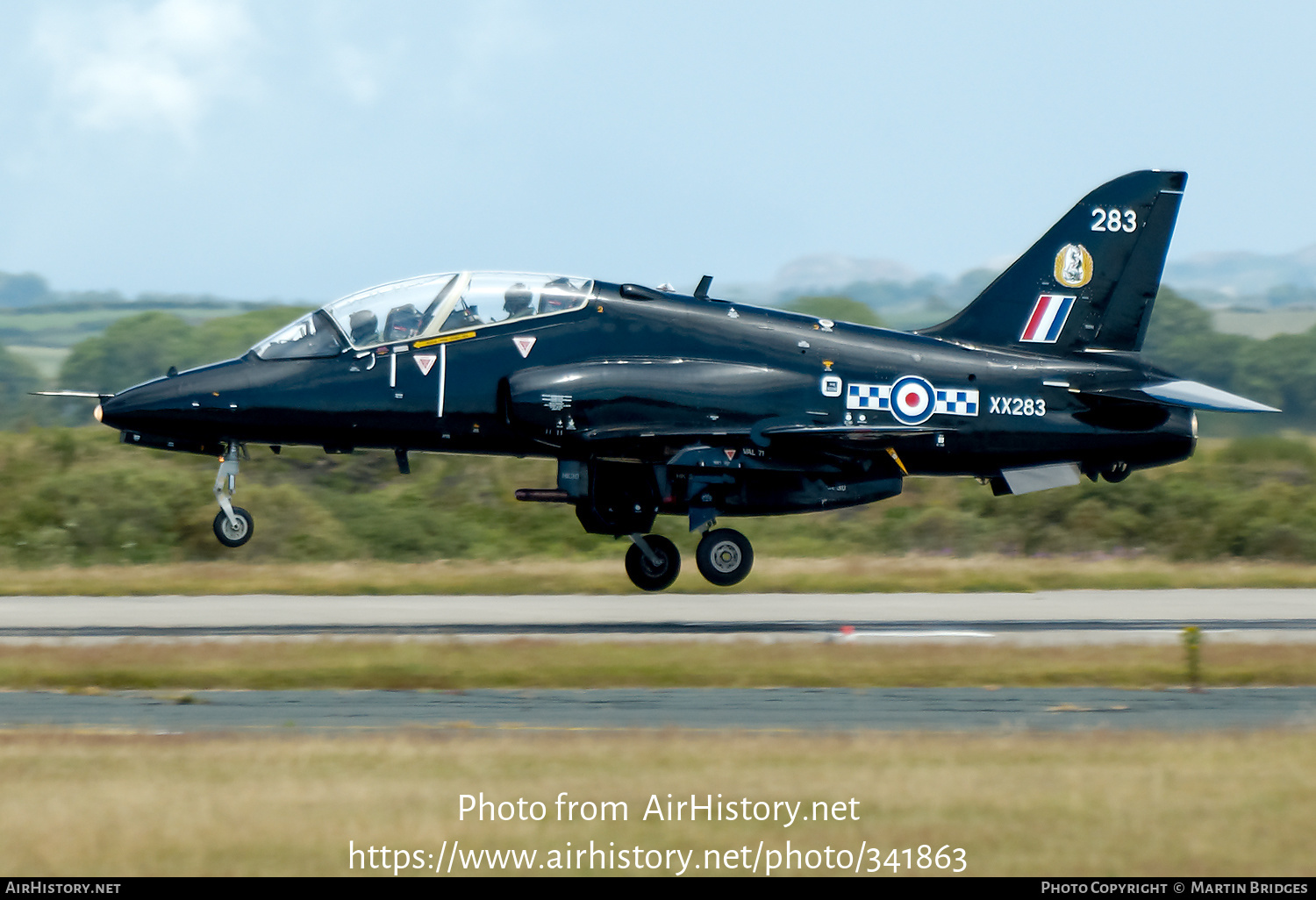 Aircraft Photo of XX283 | British Aerospace Hawk T1W | UK - Air Force | AirHistory.net #341863