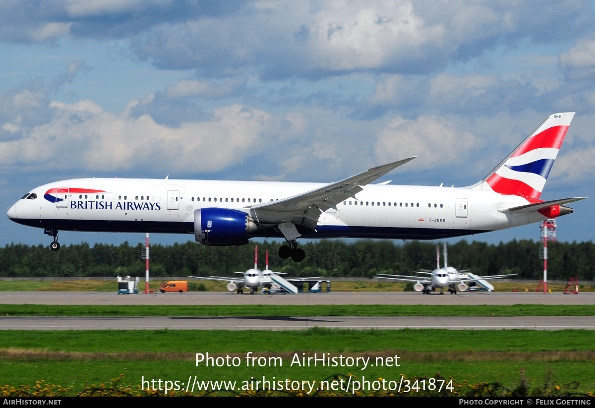 Aircraft Photo of G-ZBKB | Boeing 787-9 Dreamliner | British Airways | AirHistory.net #341874