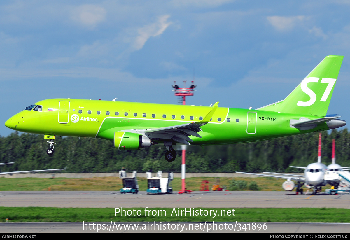 Aircraft Photo of VQ-BYR | Embraer 170SU (ERJ-170-100SU) | S7 Airlines | AirHistory.net #341896