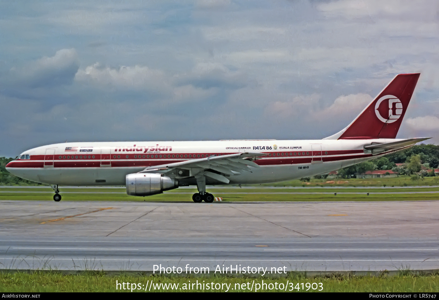 Aircraft Photo of 9M-MHB | Airbus A300B4-203 | Malaysian Airline System - MAS | AirHistory.net #341903