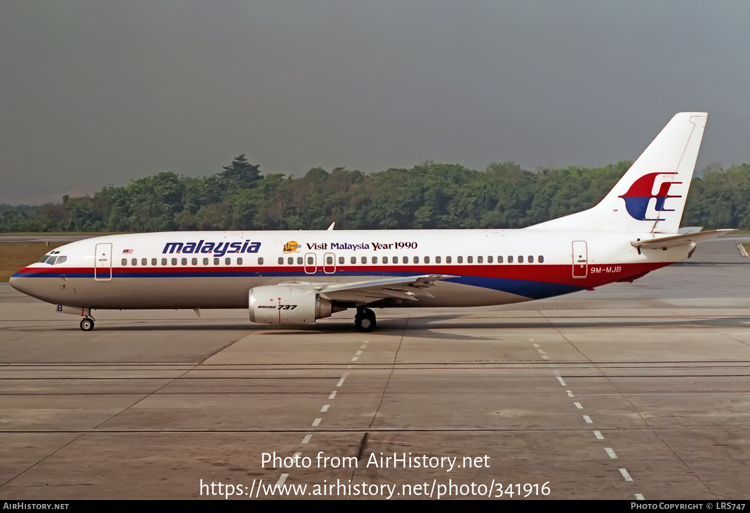 Aircraft Photo of 9M-MJB | Boeing 737-4Q8 | Malaysia Airlines | AirHistory.net #341916