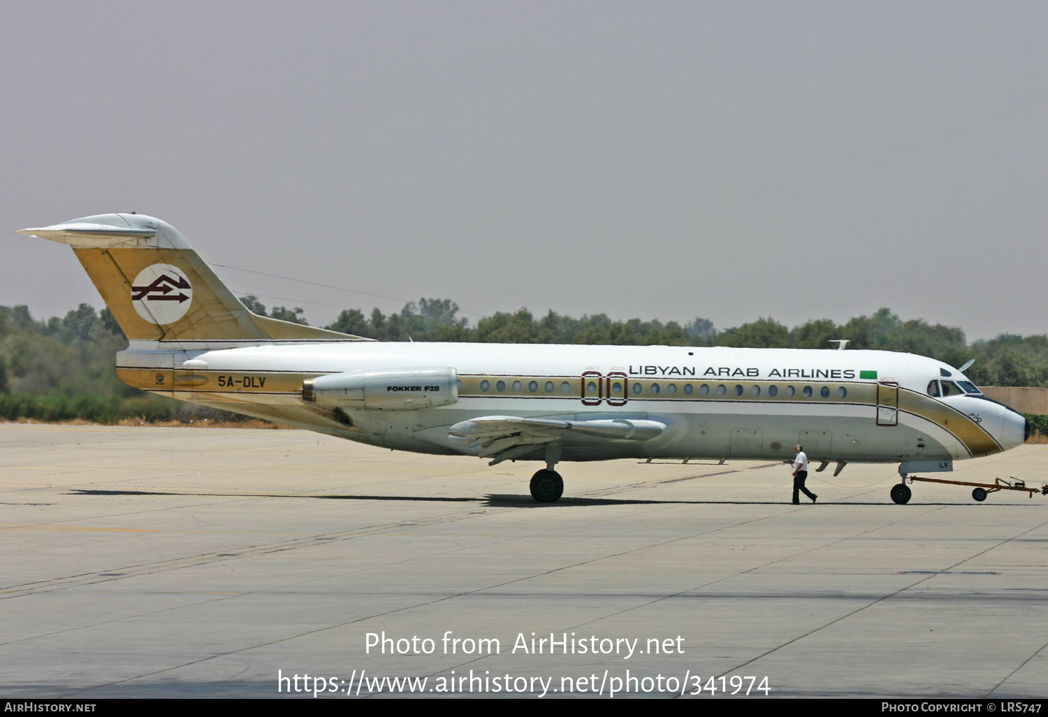 Aircraft Photo of 5A-DLV | Fokker F28-4000 Fellowship | Libyan Arab Airlines | AirHistory.net #341974