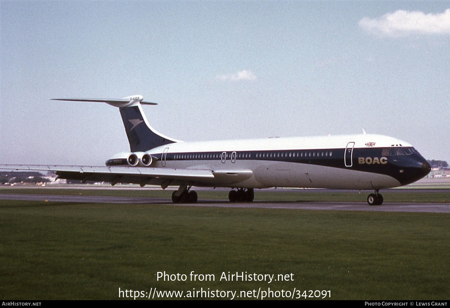 Aircraft Photo of G-ASGP | Vickers Super VC10 Srs1151 | BOAC - British Overseas Airways Corporation | AirHistory.net #342091