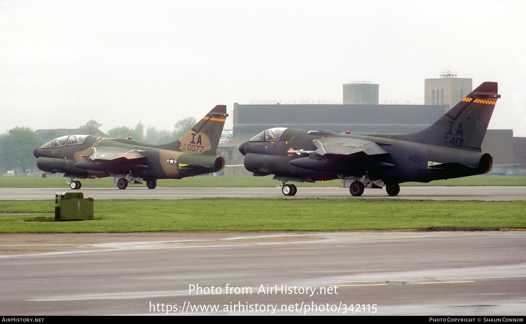 Aircraft Photo of 75-0401 / AF75-401 | Vought A-7D Corsair II | USA - Air Force | AirHistory.net #342115