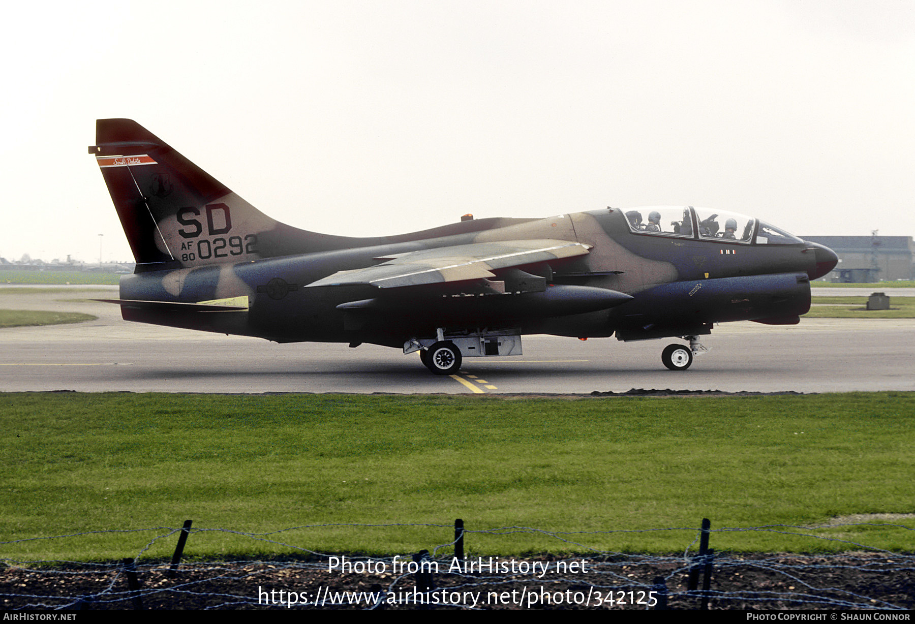 Aircraft Photo of 80-0292 / AF80-0292 | Vought A-7K Corsair II | USA - Air Force | AirHistory.net #342125