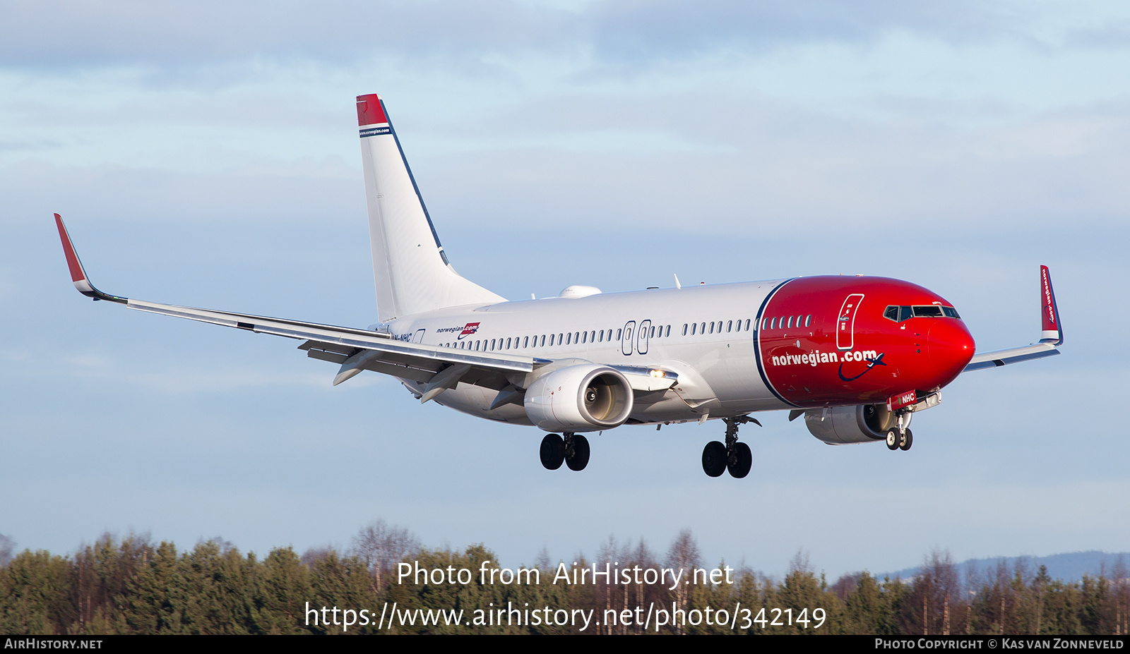 Aircraft Photo of LN-NHC | Boeing 737-8JP | Norwegian | AirHistory.net #342149