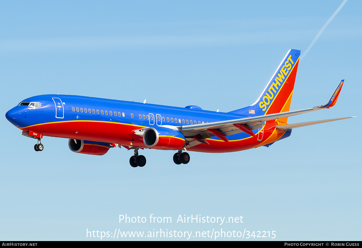 Aircraft Photo of N8618N | Boeing 737-8H4 | Southwest Airlines | AirHistory.net #342215