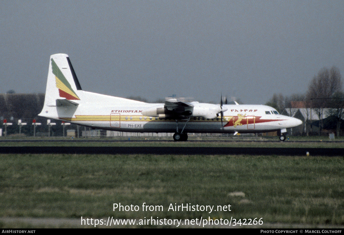 Aircraft Photo of PH-EXE | Fokker 50 | Ethiopian Airlines | AirHistory.net #342266